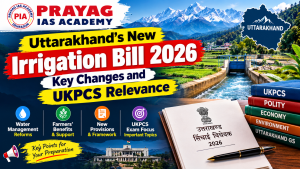 Uttarakhand's New Irrigation Bill 2026 Key Changes and UKPCS Relevance